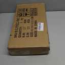 MaxSmeo Narrow Side Table, Small End Table with 3-Tier Open Shelf, Slim Bedside Table Nightstand for Small Spaces, Bedroom, Living Room (Rustic Walnut)