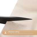 0.5 Yard Natural 55% Linen 45% Rayon Fabric by The Yard, 5.6 oz