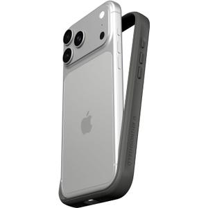 RhinoShield Phone Case Compatible with iPhone 17 Pro Max | Mod NX - Modular Protective Bumper Case Without Backplate, Slim Design, Shockproof with Military Grade Drop Protection - Graphite