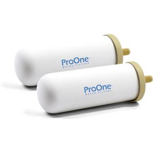 ProOne 7-Inch Gravity Water Filter Replacement G-Series 2-Pack - Universally Compatible with Gravity Water Filter Systems - NSF/ANSI Certified to Reduce Lead, Reduce Microplastics, & Total PFAS