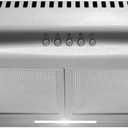 COSMO COS-5MU30 30 in. Delta Collection Ducted Under Cabinet Range Hood, Button Controls, Reusable Filters, LED Lights, Stainless Steel