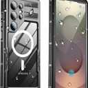 for Samsung Galaxy S25 Ultra Waterproof Case, [Fit for Magsafe] [IP68 Water Proof] [Built-in Screen Protector], Magnetic Heavy Duty Military Grade Rugged Phone Case for S 25 Ultra 6.9", Black