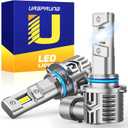Ursprung 9005 led Bulbs,900% 50,000LM Brightness HB3 Bulbs,6500K Cool White,Plug and Play, Replacement fog bulb,Quick Installation,Pack of 2