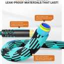 WELLUCK 100 FT Garden Hose - Ultra-Strong 3750D, Flexible Water Hose, Lightweight Non-Expanding hose with 10 Function Sprayer, Leak proof, Pressure Resistant for Yard, Outdoor