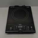 Mueller RapidTherm Portable Induction Cooktop, 1800W Hot Plate Electric Stove Top Burner. 8 Temp Levels, Auto-Off & Pot Detection, LED Display, Child Lock, 4 Programs, Burners for Cooking