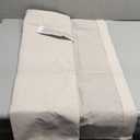 HOMEIDEAS 100% Natural Linen Blackout French Door Curtains, Privacy Door Window Curtains, 30 X 40 Inch Room Darkening Blinds, Thermal Insulated Shades for Bedroom, 1 Panel