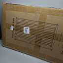 Cat Gate Extra Tall 51.18" - Adjustable Pet Gate for Doorways & Stairs 29.5" to 32.6" Wide, Pressure Mounted Cat Proof Dog Gate with Auto Close, Child Proof Safety Gate Metal, White