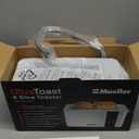 Mueller UltraToast Full Stainless Steel Toaster 4 Slice, Long Extra-Wide Slots for Bagels and Waffles, 6 Browning Levels, LED Display, Cancel/Defrost/Reheat Functions & Removable Tray, Kitchen Gadgets