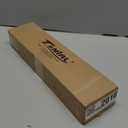 TONIAL White Curtain Rods 32 to 58 Inch(2.6-4.8ft), Adjustable Splicing Window Curtains rod, 3/4 Drapery Rods for Windows 20 to 53 Inch(1.7-4.4ft), Decorative Single Rod with Modern Cap Finial