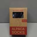 Alpaca Wool Heavyweight 15-25 mmHg Knee High Compression ​Support Socks Thick Winter Thermal Warm Soft Travel Flying