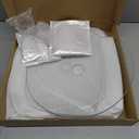 13" Glass Rain Cover for Bird Feeders Outdoors - Baffle on Shepherd Pole/Post or S Hooks Hanging - Large Weather Guard Protective Dome - Clear x 2PC (Dia. 33CM)