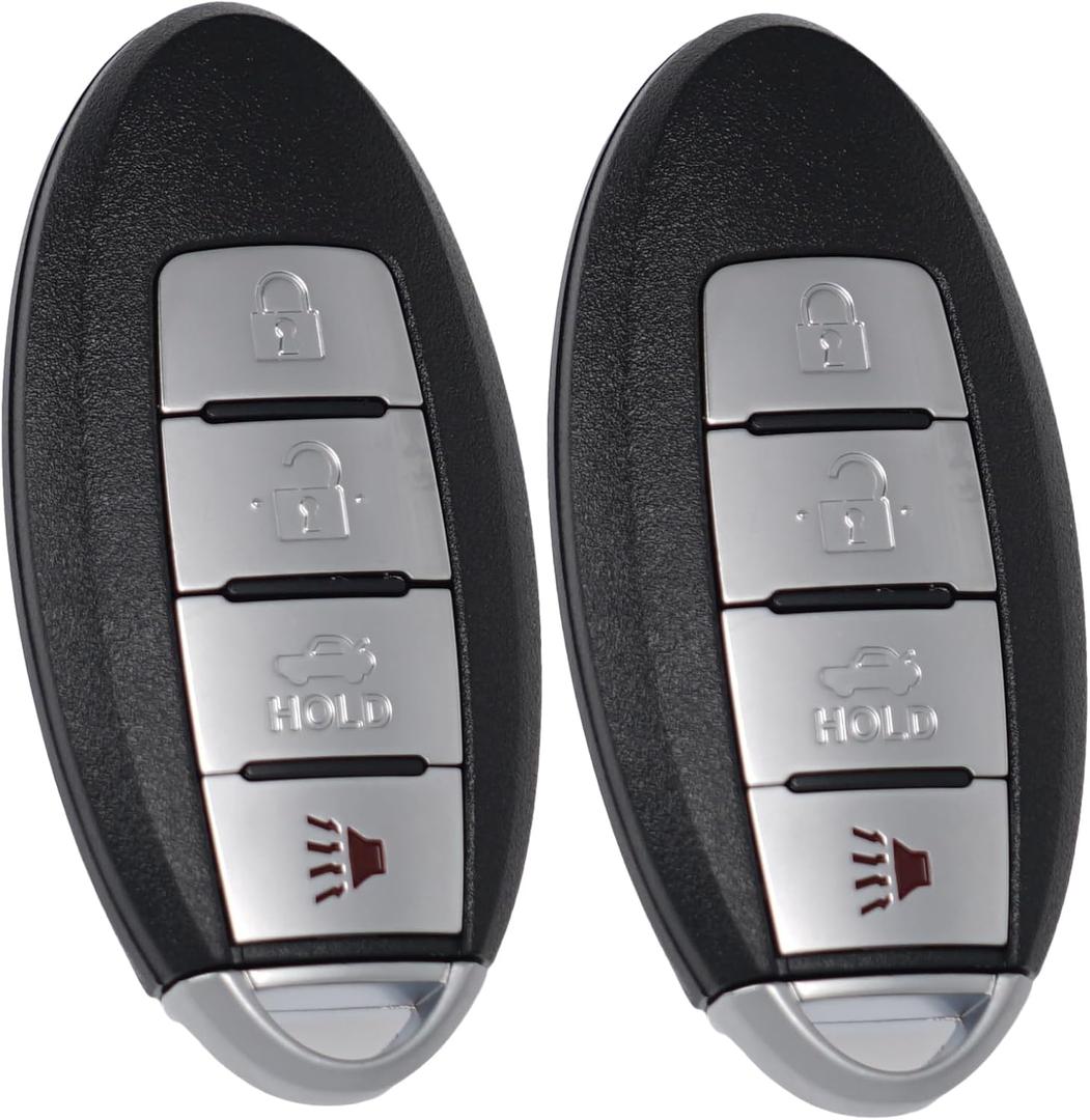 MechanMagic Remote Control Key Fob Replacement for 2007-2012 Nissan Altima/ 09-14 Maxima Murano Infiniti FX35/ 08-13 G37 FX50 Q60 QX70 11-12 G25/ 07-08 G35 KR55WK48903 KR55WK49622 4 Buttons