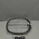 YISSVIC Electric Fly Swatter Foldable Bug Zapper Racket 2 in 1 Mosquito Killer with Purple Attractant Light Rechargeable 1800mAh for Indoor Home Backyard Patio Camping (Black)