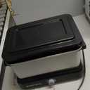 West Bend Versatility Slow Cooker Large Capacity Non-stick Cooking Vessel & Variable Temperature Heating Base Includes Travel Lid and Storage Bag, Range and Oven-Safe Cooking Pot, 5-Quart, Silver