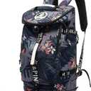 Kalesi Floral Gym Duffle Bag Backpack 4 ways for Women Waterproof with Shoes Compartment for travel Sport Hiking laptop Lightweight