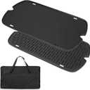 Griddle for Weber Traveler Grill 9010001 9020001 9030001, 7034 Cast Iron Griddle Insert Replacement Parts for Weber Traveler 9013001 9011701 Flat Top Griddle Accessories with Carry Bag (24.8L* 13.4W)