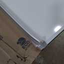 VIZ-PRO Magnetic Dry Erase White Board, 36 X 24 Inches, Black Aluminium Frame