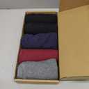 TIICHOO Washable Incontinence Underwear for Men Regular Absorbency Incontinence Boxer Briefs with Fly 5 Pack (Small, 2 Black/Burgundy/Navy/Light Gray)