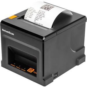NetumScan 80mm POS Receipt Printer 300mm/s USB Thermal Receipt Printer with Auto Cutter Cash Drawer, USB Ethernet Interface, Support Windows/Mac/Linux, Restaurant Kitchen Printer for ESC/POS