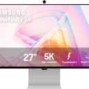 Samsung 27" ViewFinity S9 Series 5K Computer Monitor, Thunderbolt 4, DisplayPort, Matte Display, 4K Slimfit-Camera, Slim Metal Design, AirPlay, Smart-TV Apps, Gaming Hub, LS27C900PANXZA
