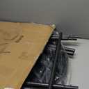 Cocktail Table 28in High Top Round Folding Indoor Outdoor, Plastic Bar Height Foldable Bistro Tall Table for Party, Patio, Dining Room, Kitchen, Events, Removable Locking Legs, Black (2843 in)