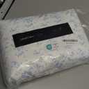 FreshCulture Floral Bed Sheets - Ultra Soft Queen Sheet Set - Brushed Microfiber Blue Floral Sheets - Deep Pockets up to 16" - Easy Care - Hotel Luxury 4 Piece Flower Printed Sheets Queen, Lille