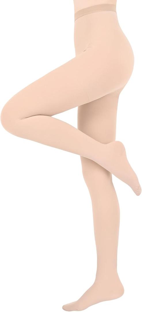 Wegitcs Compression Pantyhose, 15-20mmHG Tights for Women & Men, Medical Grade Compression Stockings for Teachers, Nurses, Office Workers & Varicose Vein Patients, Waist-high Compression Leggings to Relief Leg Fatigue, Large