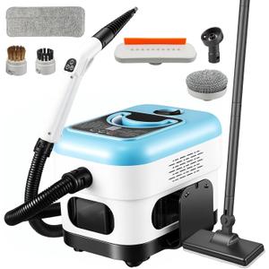 Steam Cleaner with Mop, High Pressure Steamer for Cleaning, Portable Handheld Steam Cleaner with 14 Accessories, 2000W Steamer Mop for All Floors,Home,Kitchen,Window,Tile,Grout,Upholstery,Carpet,Car
