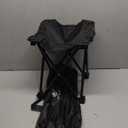 Opliy Camping Stool 2 Pack,13 Inch Portable Folding Stool for Outdoor Gardening and Beach Hiking Fishing,Foot Stool with Carry Bag (Black)