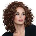 Raquel Welch Click Click Flash Full Curly Chin Length Wig by Hairuwear, Average Size Cap, RL4/6 Black Coffee