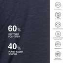Sola Long Sleeve Underscrub for Women with Thumbholes, Comfort Fit for Work & Layering (Blue, L)