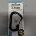 Nite Ize SlideLock Carabiner Stainless Steel, Size #3, Black
