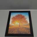 Americanflat 8x10 Picture Frame with Shatter-Resistant Glass - Signature Collection - Gallery-Style Frames Made of Engineered Wood - Photo Frame for Tabletop and Wall Display - Black