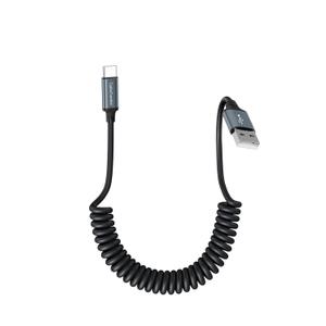 CableCreation Coiled USB C Cable, Coiled USB A to USB C Cable for Car Type C Charger Cable for Carplay & Android Auto Compatible with iPhone 16,15, Samsung Galaxy S24 / S23, Google Pixel, Tablet