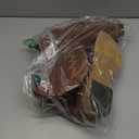 LAURMOSA Boys Cowboy Boots Western Square Toe Boots, Pull-On Mid Calf Embroidered Boots for Toddler Little Big Kid (Brown, Size: 6 Big Kid)