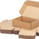 PHAREGE 10x7x3 inch Shipping Boxes Bulk 25 Pack Brown, Tab Lock Tuck Top Mailer Boxes for Packaging Small Business, Medium Cardboard Gift Boxes for Wrapping Mailing Present