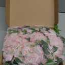 Artificial Wisteria Hanging Flowers Fake Wisteria Flower Garland Silk Vines Rattan Decor for Home Wedding Arch Wall Garden Greenery Bedroom Outdoor Office Party Decoration (12, Light Pink)