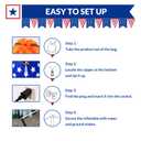 GOODENY USA 250th Anniversary 5.4FT USA Star for 4th of July Lawn Decor, Patriotic Inflatable LED Blow Up Outdoor Decoration for 2026 Semicentennial Independence Day