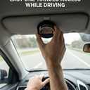 4 x Dip Can Holder - Chew Can Pouch Holder for Car Visor - Vehicle Sunvisor Storage Clip Bracket