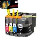 Compatible LC-20e Ink Cartridges Replacement for Brother LC20E XXL Super High Yield for MFC-J775dw MFC-J5920DW MFC-J985DW XL (1 Black, 1 Cyan, 1 Magenta, 1 Yellow) 4-Pack