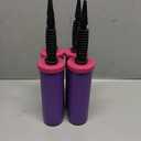 Balloon Pump Hand Held, Inflator Air Pump for Balloons - 2Way Dual Action, 2Pack: Friends can Help,Sturdy Ballon Inflator Pump