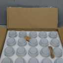 4 oz Glass Jars with Lids 20Pack, Empty Small Glass Jars with Lids 4 oz with Tags & Twine, Yogurt Jars/Pudding Jars for Jams, Jelly, Mousse (4fl.oz, Set of 20)