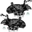 Front Steering Knuckle & Wheel Bearing Hub Assembly for Lexus ES350 2007-2012 3.5L V6, Toyota Camry 2007-2011 3.5L V6, not for 2.4L, Left Side and Right Side, LK043 LK044 686-260 686-261