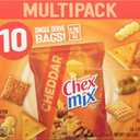 Chex Mix Cheddar Snack Mix, Multipack, Single Serve Snack Bags, 10 Ct, 17.5 oz