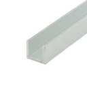 Outwater Mill Finish 1/2'' Inside Dimension Aluminum U-Channel 36'' Length (Pack of 4) Alu847-M C-Channel