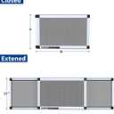 Expandable Window Screen1 Pack Adjustable Window Screen Replacement (10" H x 14.3" - 26" W) - Extra Small Replacement Window Screens with Frame Expandable,Aluminum Horizontal Sliding Window Screens