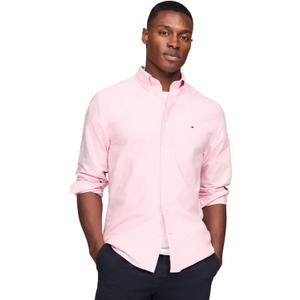 Tommy Hilfiger Men's Long Sleeve Oxford Shirts in Regular Fit, Men's Button Down Shirts, Small