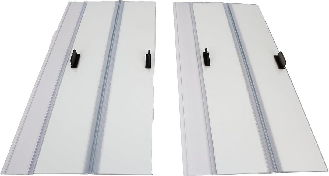 H2Pro Glass Canopy 2Piece Set for Marineland 55 Gallon Aquarium Fish Tank (Each Piece Measure 23 x 11.46 x 0.16in)