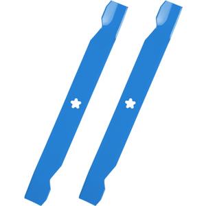 Aeagle 138971 Mower Blades for Craftsman LT1000 LT2000 T110 YT3000 Husqvarna YTH22V42 YTH18542 YTA18542 YTH1542XP 42 inch Deck Zero Turn 138498 532138971, Medium Lift, 5 Point Star, 2 Pack Blue