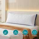 Oubonun Premium Adjustable Loft Quilted Body Pillows - Firm and Fluffy Pillow - Quality Plush Pillow - Down Alternative Pillow - Head Support Pillow - 21"x54"